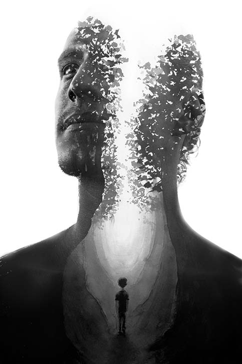 A person rediscovering their inner self and confidence